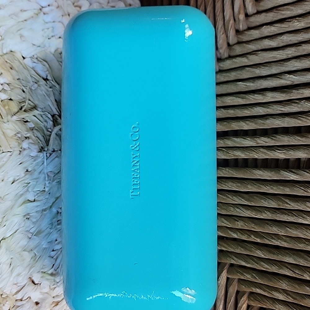 Tiffany & Co., hard eyeglass/sunglass case.